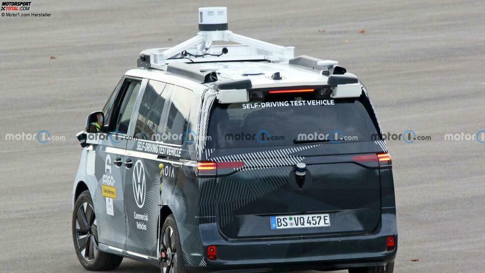 VW ID. Buzz (2022) auf neuen Erlkönigbildern