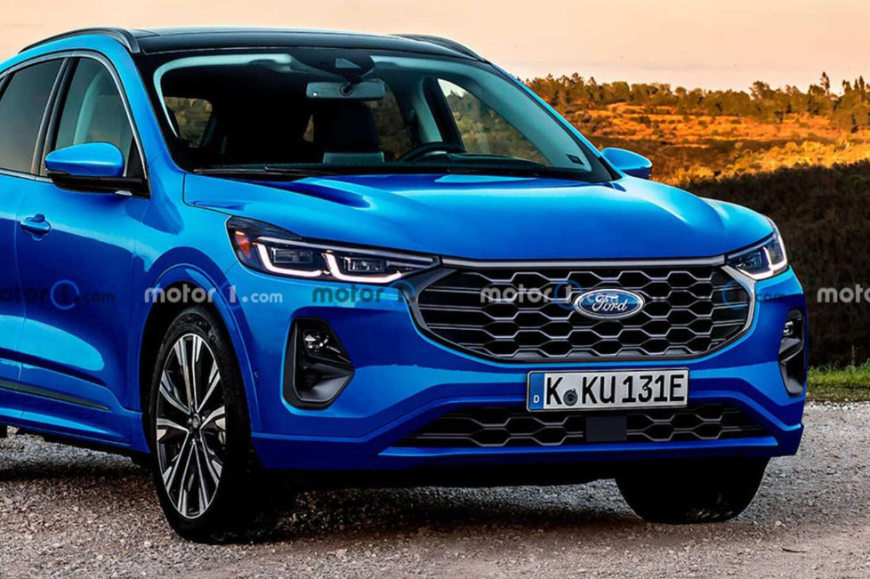 Prototypen des aktualisierten Escape / Kuga wurden bereits auf öffentlichen Straßen mit getarnten Karosserien getestet