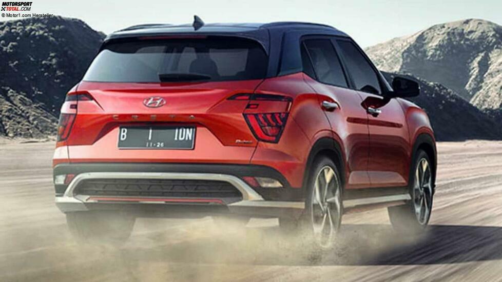 Hyundai Creta Facelift (2022) auf ersten Bildern