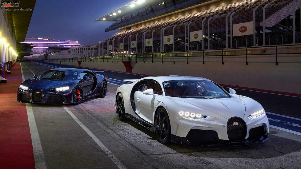 Bugatti Chiron Super Sport und Bugatti Chiron im Vergleich