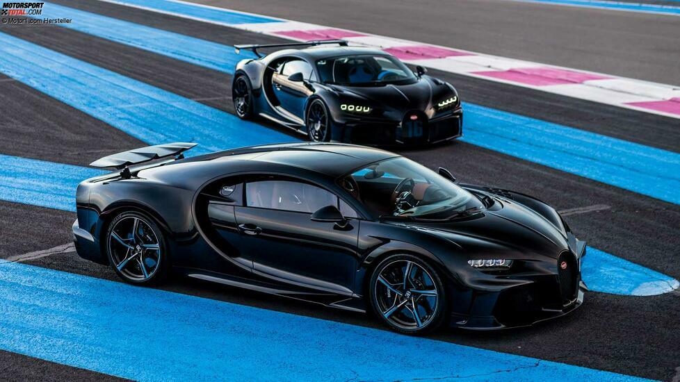 Bugatti Chiron Super Sport und Bugatti Chiron im Vergleich