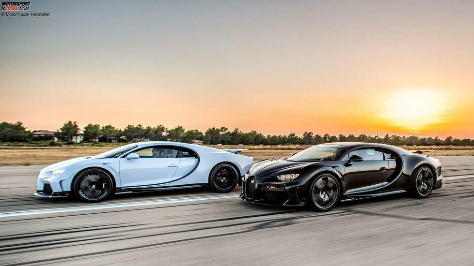Bugatti Chiron Super Sport und Bugatti Chiron im Vergleich