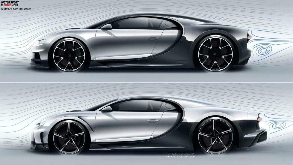 Bugatti Chiron Super Sport und Bugatti Chiron im Vergleich