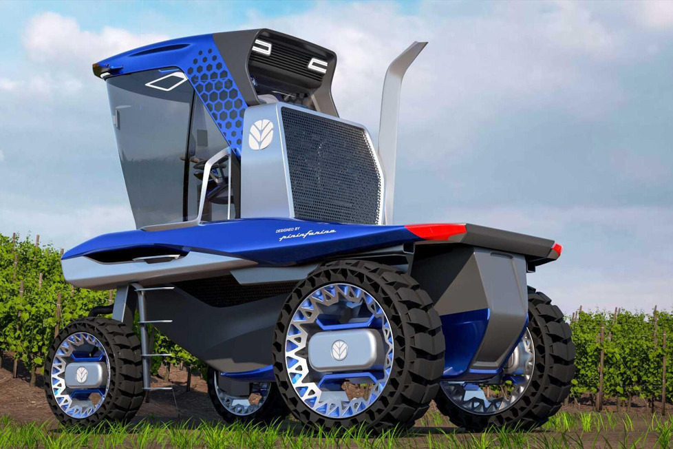 Das kürzlich von New Holland vorgestellte Traktor-Konzept trägt den Namen Straddle und wurde von der berühmten italienischen Firma Pininfarina entworfen.