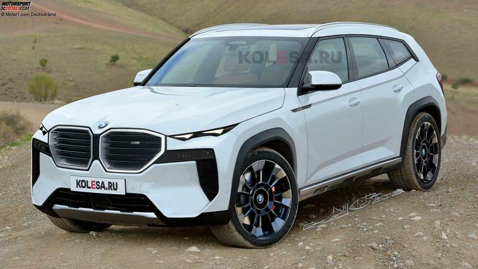 2023 BMW XM production version unofficial rendering