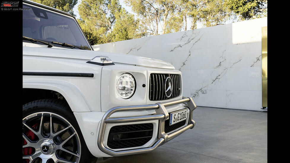 Ziemlich ungewohnt, aber irgendwie cool: AMGs Panamericana-Grill am G 63