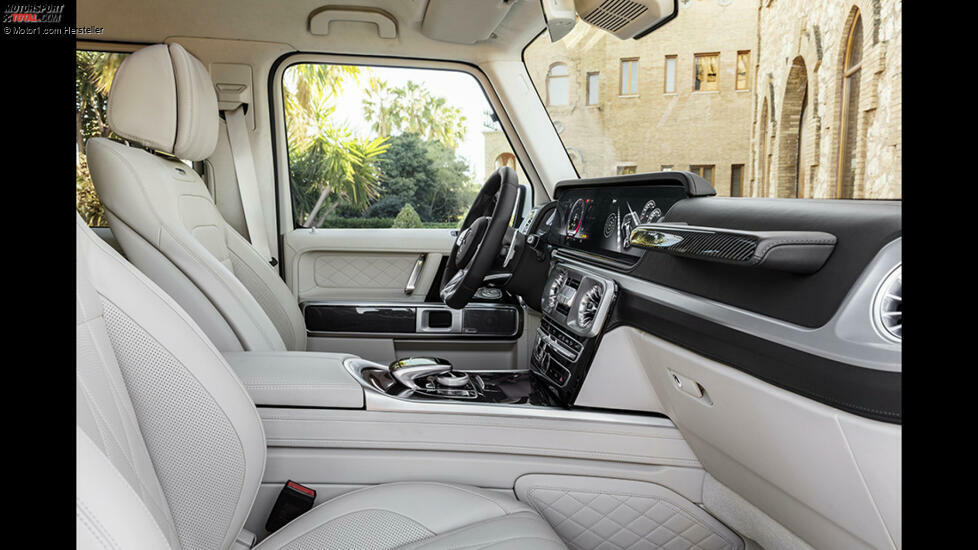 Neues G-Klasse-Interieur mit sportlich-noblem AMG-Überzug