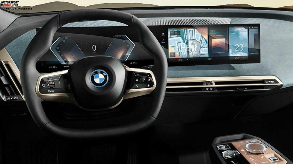 BMW iX: Displaylandschaft