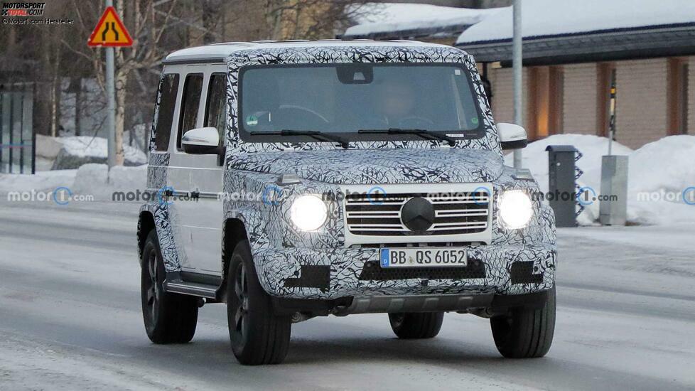 Mercedes-Benz G-Klasse Facelift-Spionagefoto