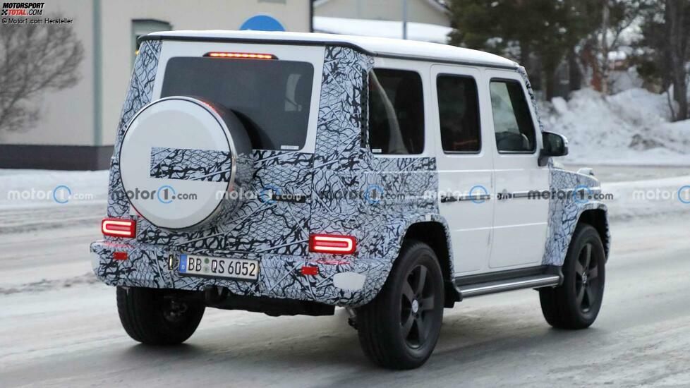 Mercedes-Benz G-Klasse Facelift-Spionagefoto