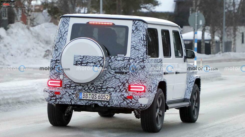 Mercedes-Benz G-Klasse Facelift-Spionagefoto