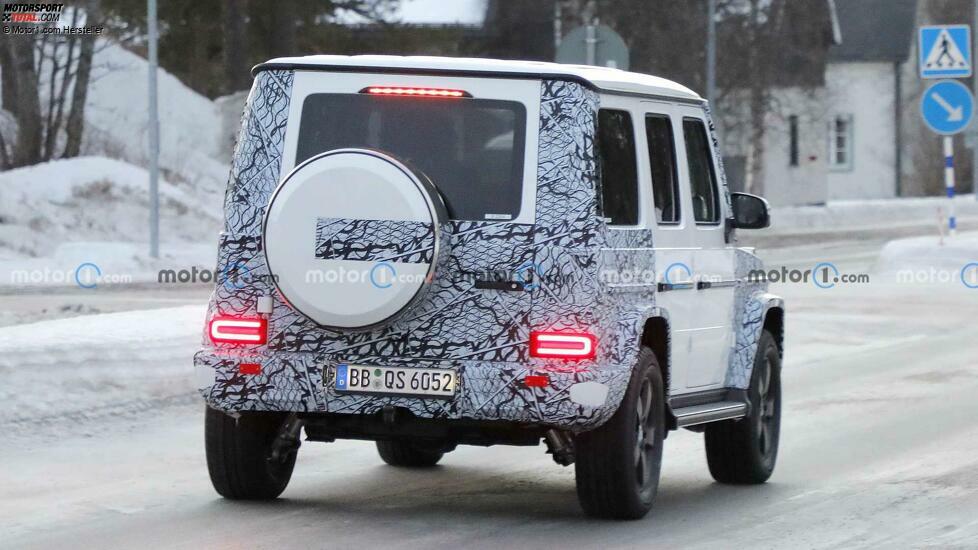 Mercedes-Benz G-Klasse Facelift-Spionagefoto