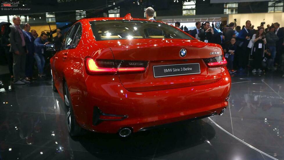 BMW 3er 2019 auf dem Pariser Autosalon