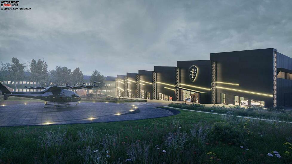 Geplante Erweiterung der Koenigsegg-Fabrik in Angelholm