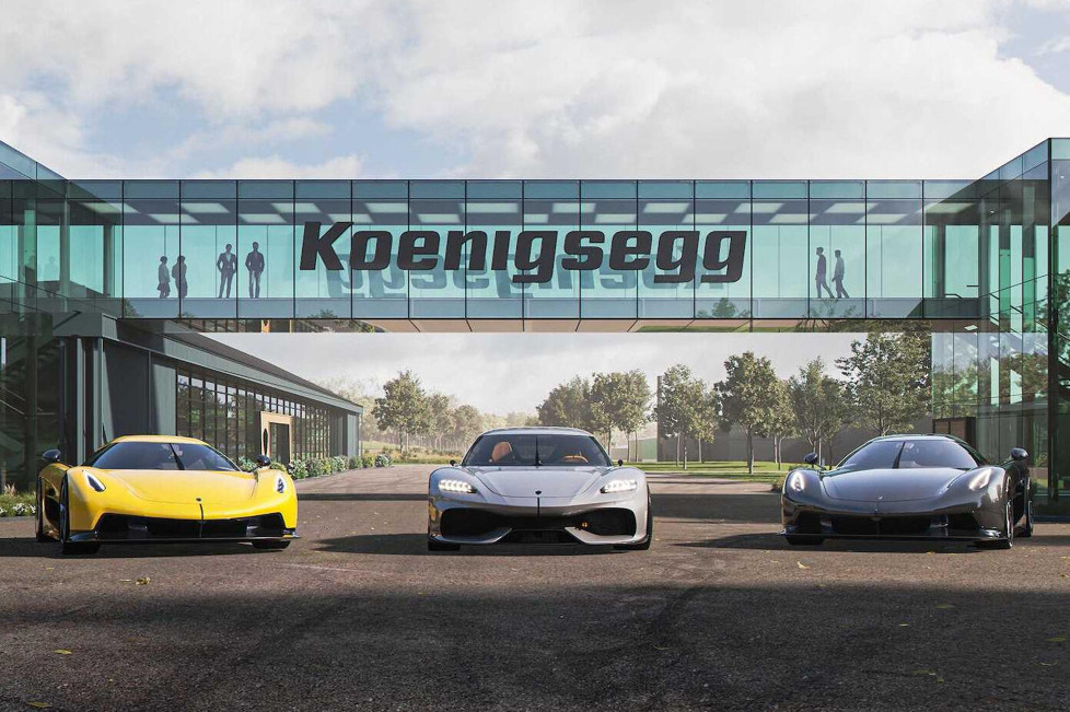 Der schwedische Supercar-Hersteller plant einen spektakulären Ausbau seiner Anlage: Ein Hightech-Werk für den Bau des Gemera steht ebenfalls auf der Liste