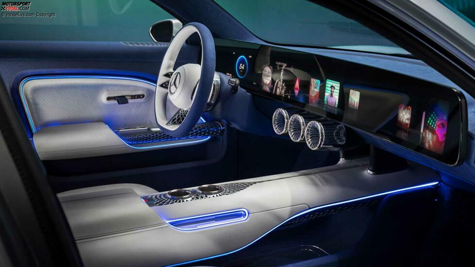 Mercedes Vision EQXX: Das Cockpit