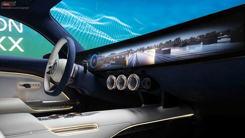 Mercedes Vision EQXX: Das Cockpit