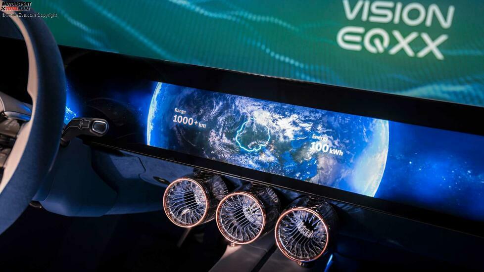 Mercedes Vision EQXX: Das Cockpit