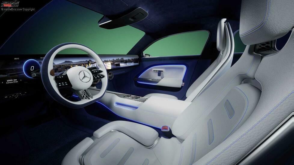 Mercedes Vision EQXX: Das Cockpit