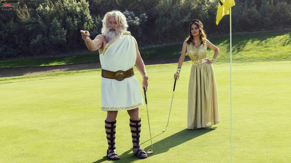 2022 BMW Super Bowl Ad Arnold Schwarzenegger And Salma Hayek