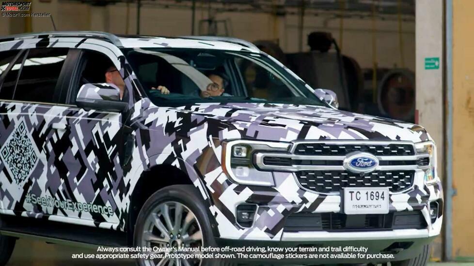 2022 Ford Everest Teaser