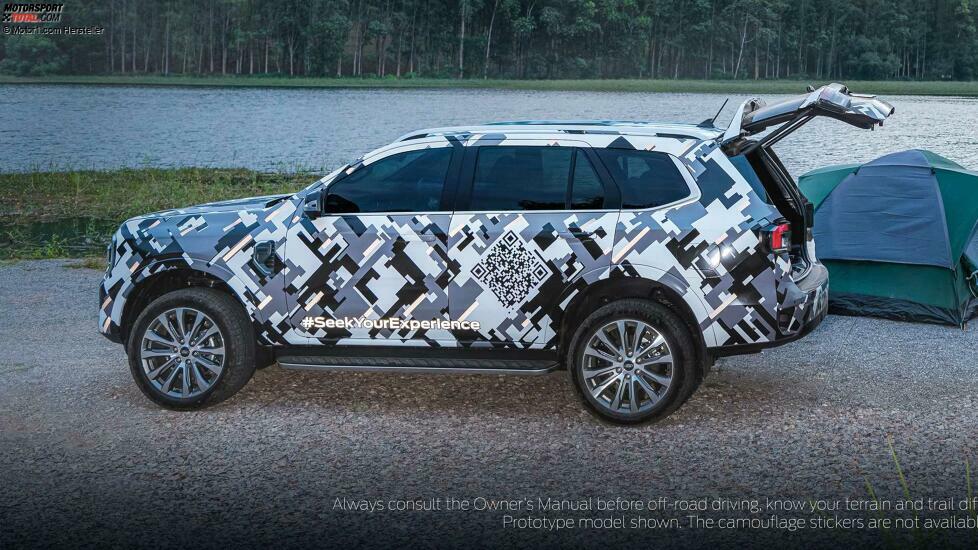 2022 Ford Everest Teaser