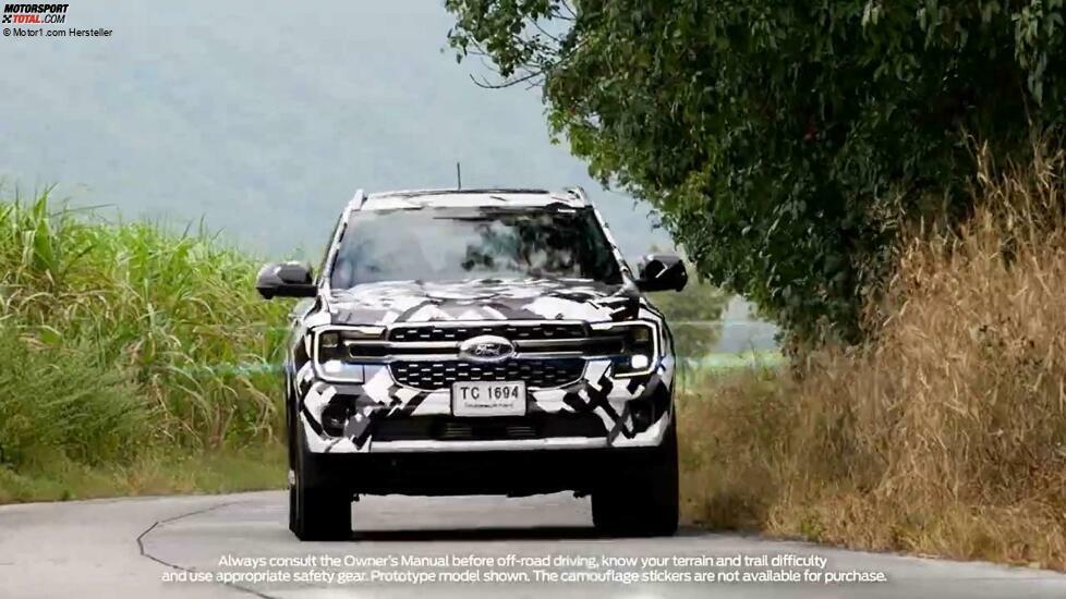 2022 Ford Everest Teaser