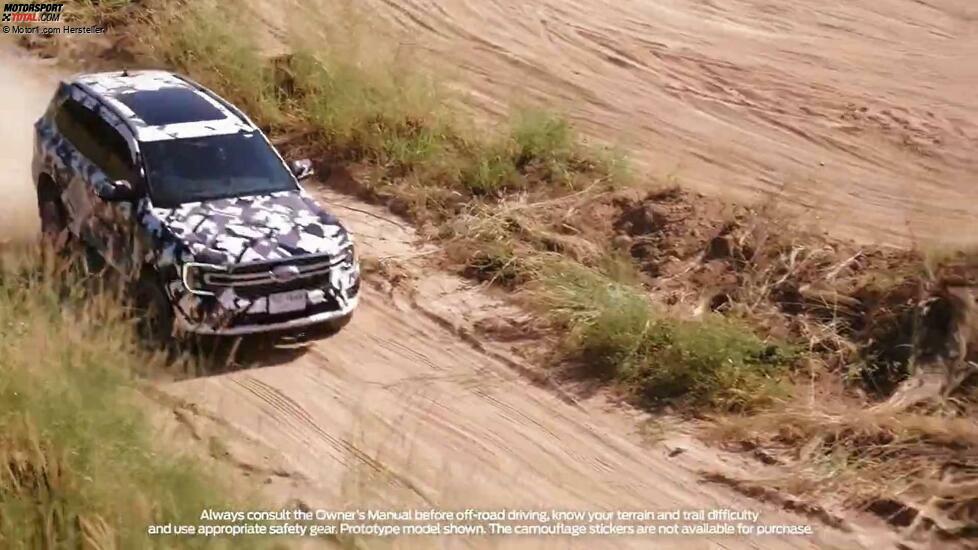 2022 Ford Everest Teaser