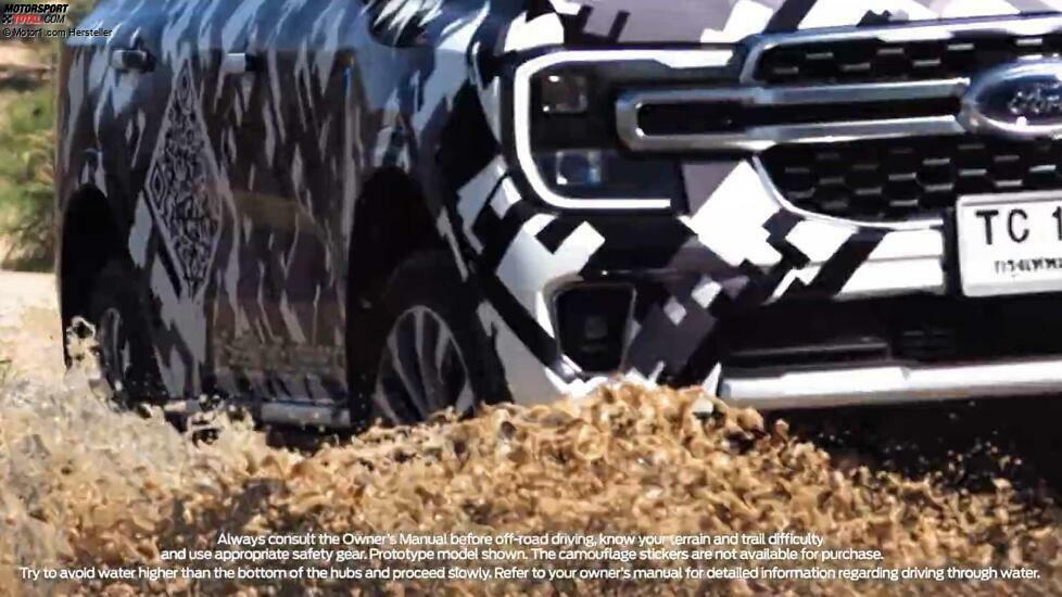 2022 Ford Everest Teaser