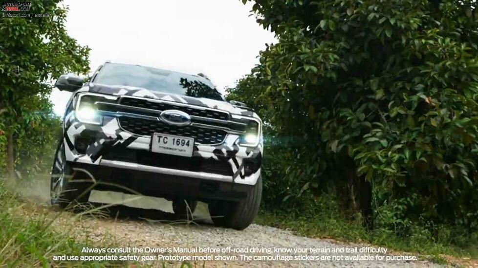 2022 Ford Everest Teaser