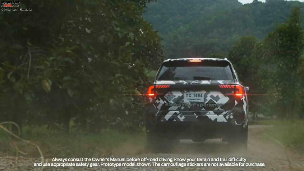 2022 Ford Everest Teaser