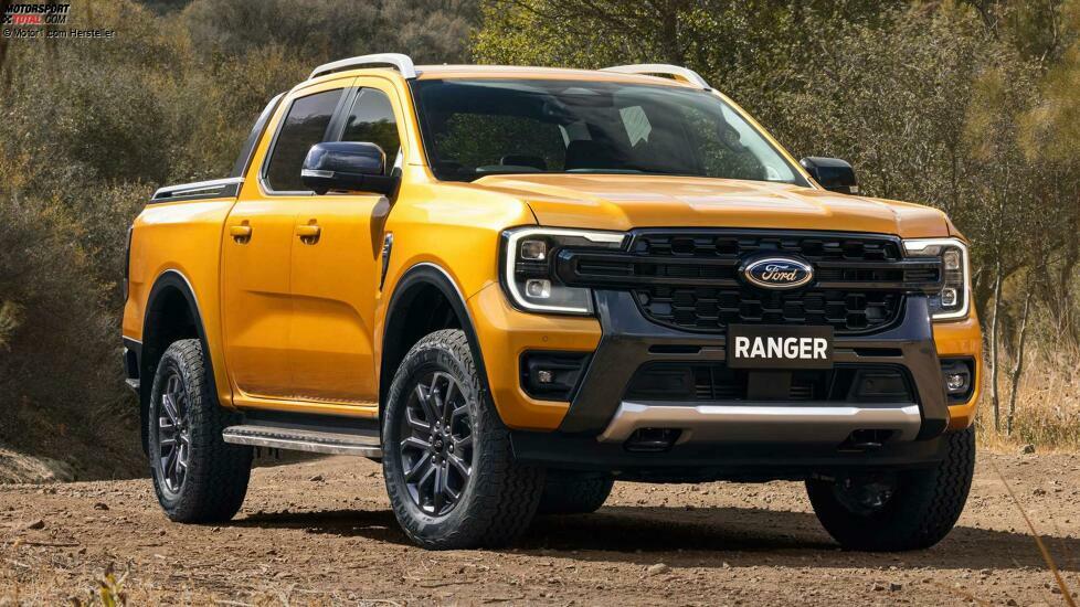 2022 Ford Ranger Wildtrak im Wald