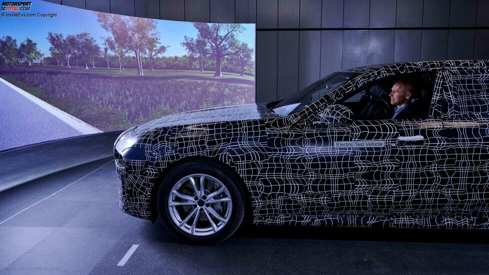 BMW i7 (2022) im Akustik-Testlabor