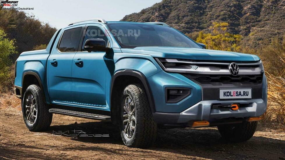 2023 Volkswagen Amarok: Inoffizielles Rendering von Kolesa