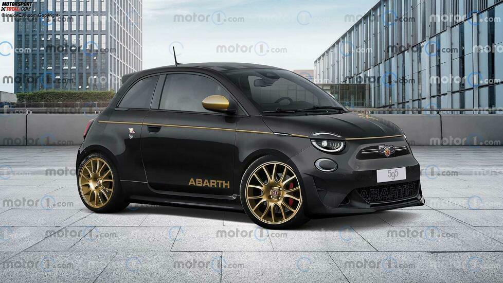 Abarth 595 e als Rendering