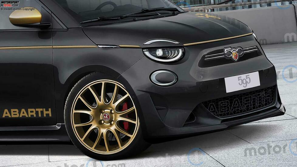 Abarth 595 e als Rendering