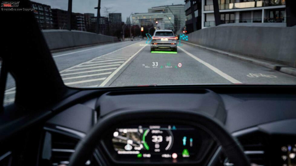 Audi Q4 e-tron (2021): Das Head-up-Display