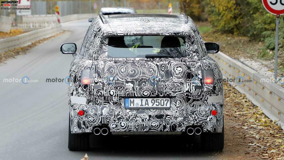 2023 Mini Countryman S erstes Spionagefoto (Hinterteil)