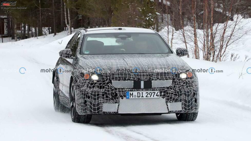 BMW M5 (2023) auf neuen Erlkönigfotos