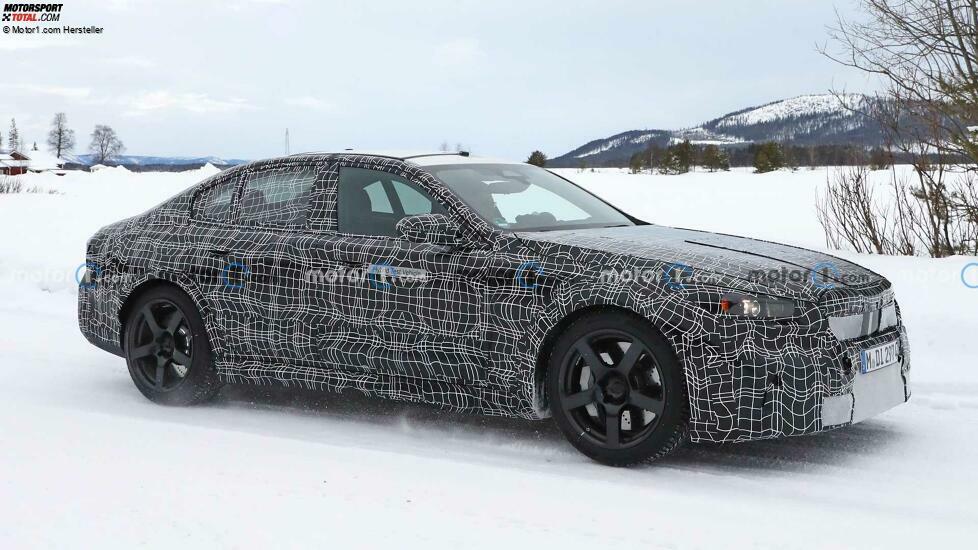 BMW M5 (2023) auf neuen Erlkönigfotos