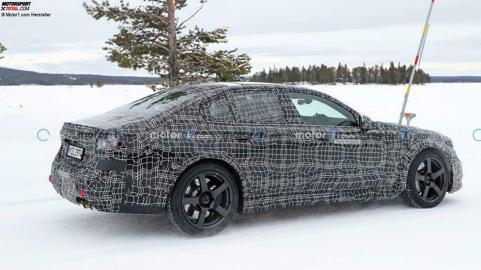 BMW M5 (2023) auf neuen Erlkönigfotos