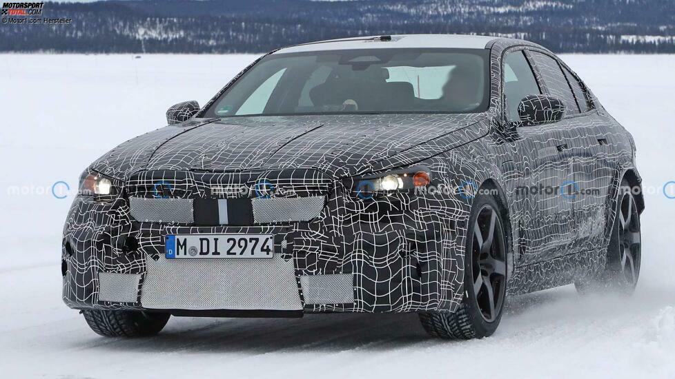 BMW M5 (2023) auf neuen Erlkönigfotos