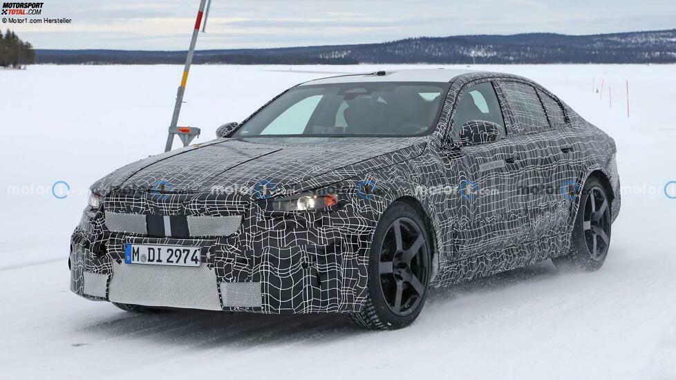BMW M5 (2023) auf neuen Erlkönigfotos