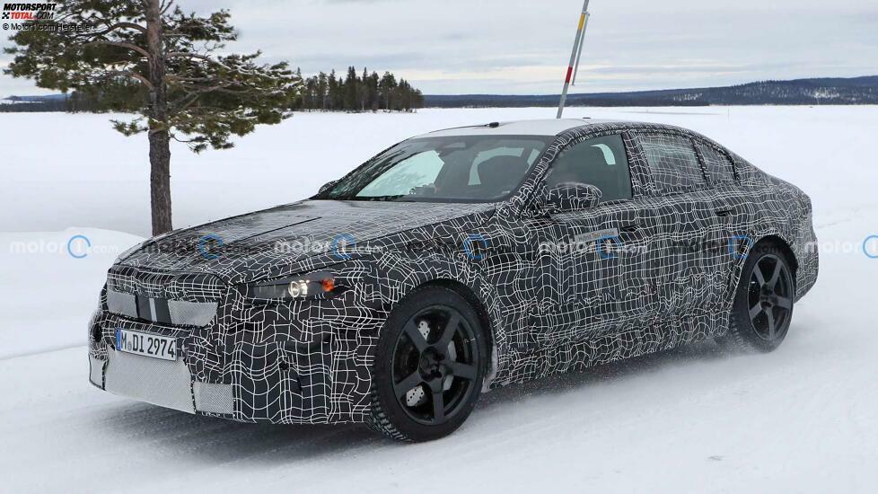 BMW M5 (2023) auf neuen Erlkönigfotos