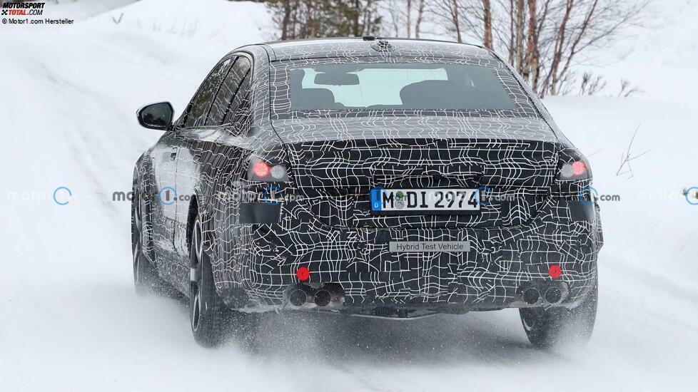 BMW M5 (2023) auf neuen Erlkönigfotos