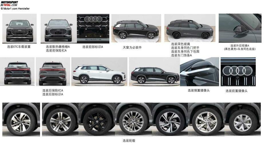 Audi Q6 (2022) auf Bildern des chinesischen MIIT