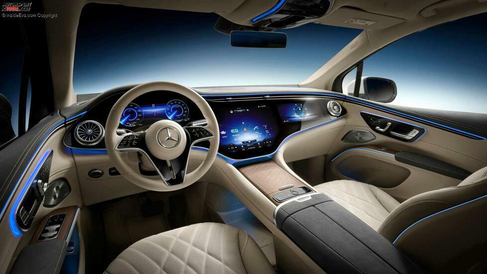 Mercedes EQS SUV: Das Cockpit