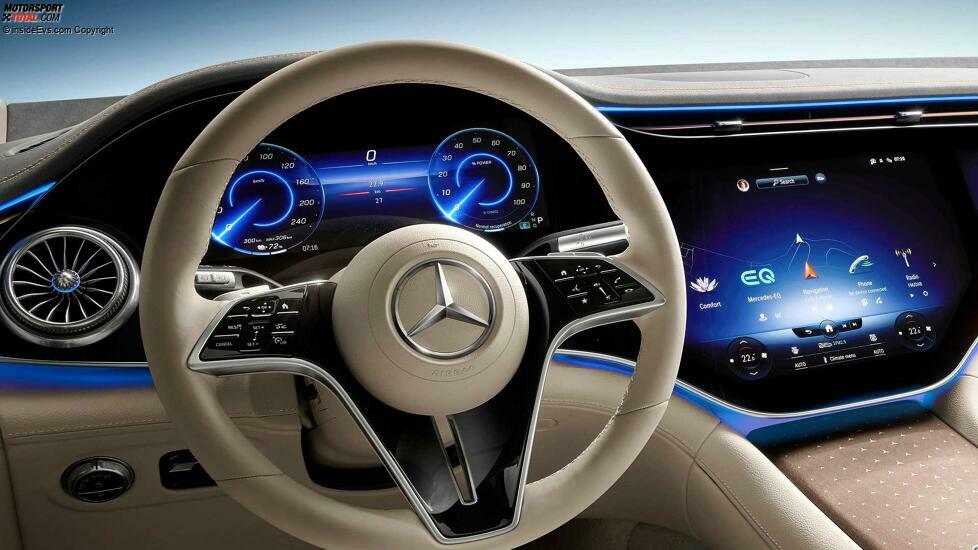 Mercedes EQS SUV: Das Cockpit