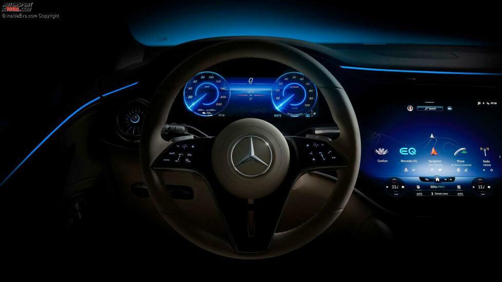 Mercedes EQS SUV: Das Cockpit