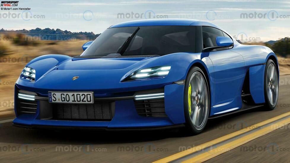 Porsche Mission R Serienversion im Rendering